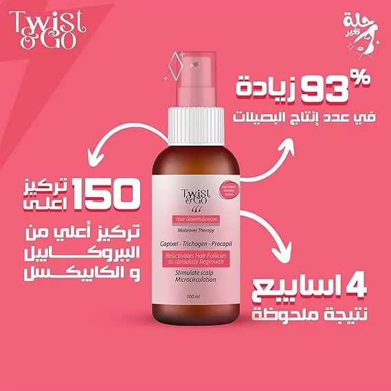 تويست اند جو لوشن كثافه ضد تساقط الشعر 100مل