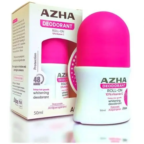 ALBA.AZHA DEO.WHITENING ROLL ON 10% VIT-C DEEP PURPLE(PINK) 60M
