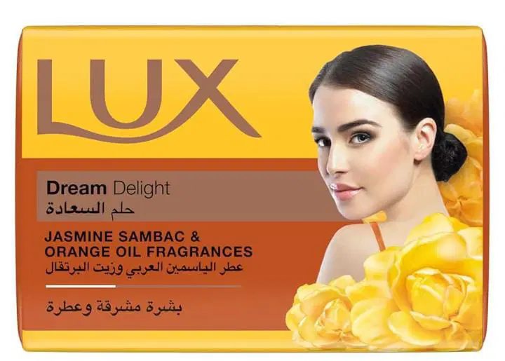 لوكس صابون حلم السعادة بعطر الياسمين وزيت البرتقال لبشرة مشرقة وعطرة 115جم