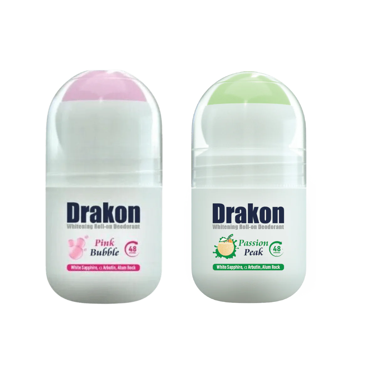 DRAKON DEO.WHITENING(PASSION PEAK+PINK BUBBLE)ROLL ON 50M OFFER
