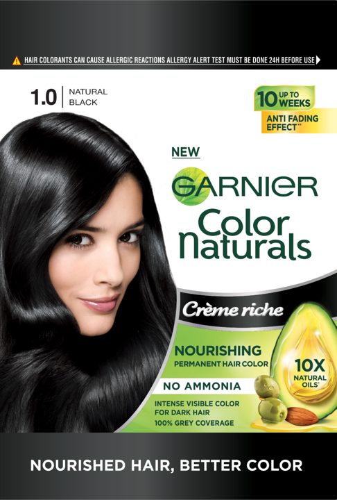 GARNIER HAIR COLOR NATURAL CR /1(BLACK )