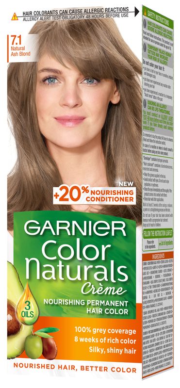 GARNIER HR COLOR NATURALS CR /7.1(ASH BLONDE)