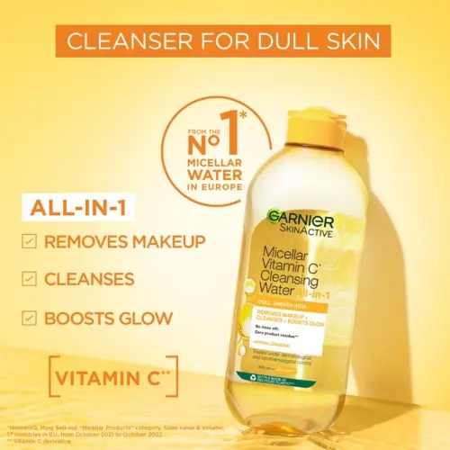 GARNIER MICELLAR WATER VITAMIN C 400M