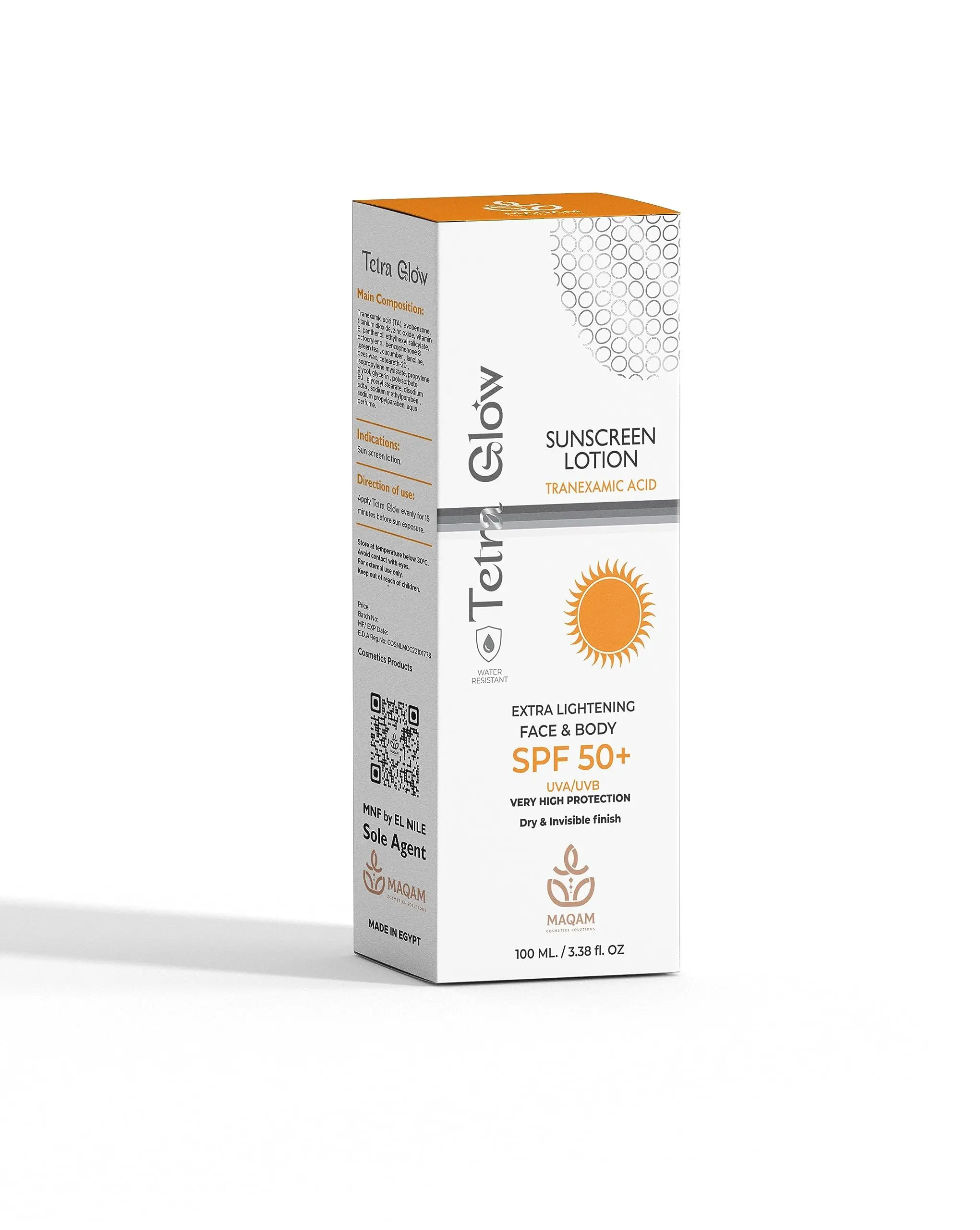 TETRA GLOW SUNSCREEN LOTION (SPF50+) EXTRA LIGHTENING 50G